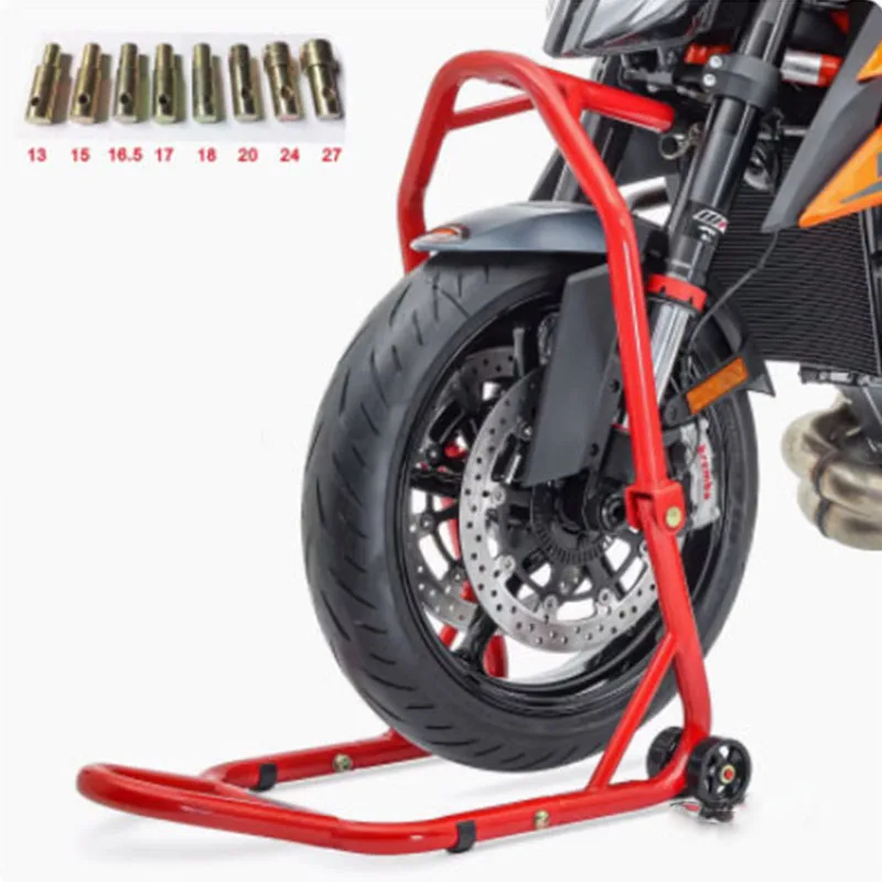 Imagem -01 - Suporte de Quadro de Suporte de Roda Dianteira Motocicleta Pesada Bicicleta Braço de Balancim Levante o Dispositivo de Fixação Ferramenta de Reparo suporte de quadro de suporte de roda dianteira motocicleta pesada bicicleta braco de balancim levante o dispositivo de fixacao ferramenta de reparo 01