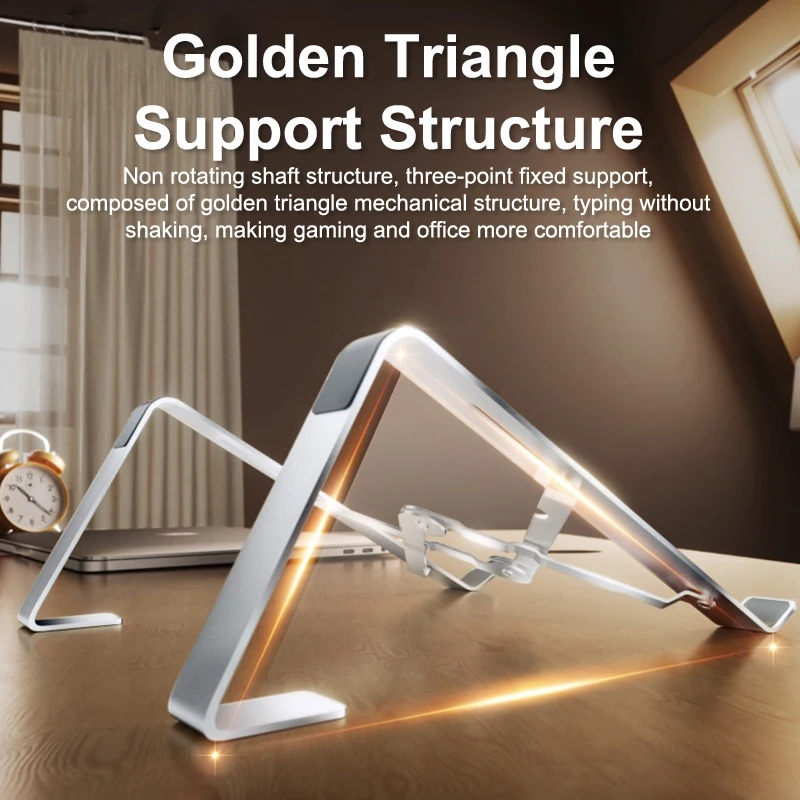 Metal Foldable Laptop Stand Portable Notebook Bracket Support Tablet Stand Heat Dissipation Heightening Rack Laptop Holder