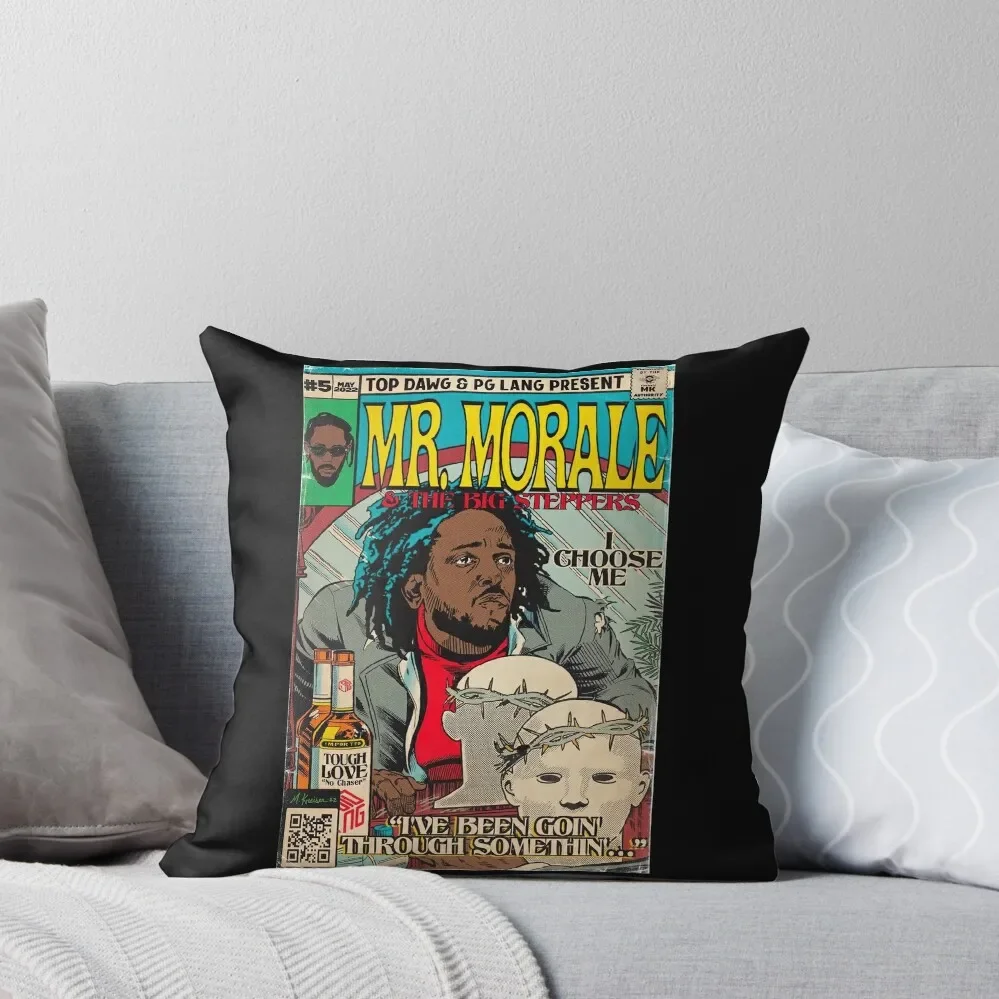 

Mr.Morale And The Big Steppers Album I Choose Me I've Been Goin' Through Somethin' Throw Pillow Cushions Cover pillow