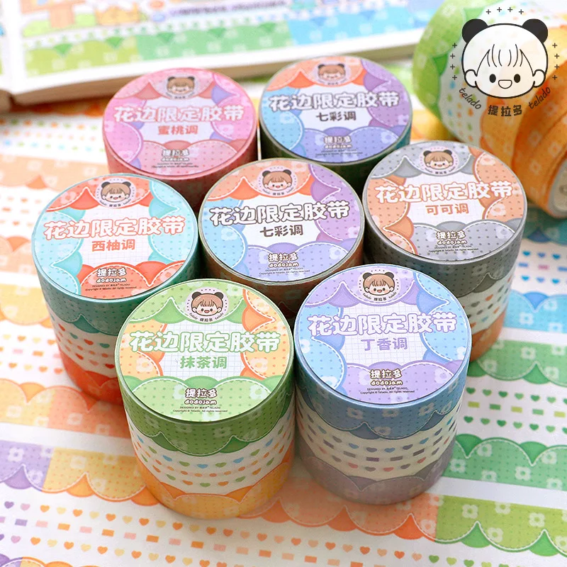 

1pcs/1lot Decorative Adhesive tapes Lace limited Masking Tapes cartoon diary Scrapbooking Scrapbooking Stickers