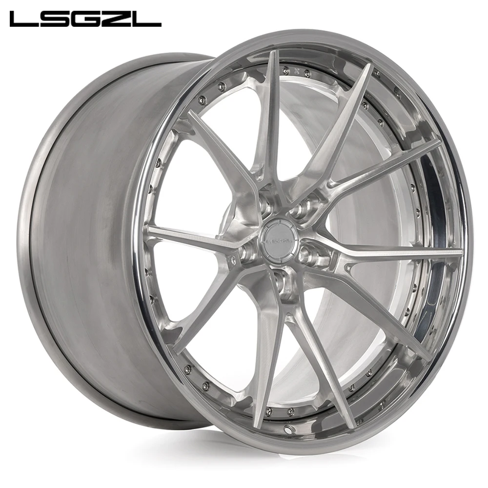 Two-piece Forged Wheels Are Suitable for BMW 6, 5, 8 Series GT, Audi S5, A5, A6L, Mercedes E Class, C63, Lamborghini Refit