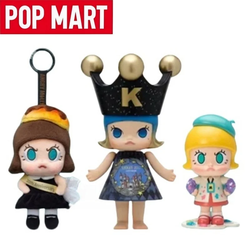 

POP MART Angry Molly 20th Anniversary K Party Edition Series: Коллекционная фигурка-сюрприз (Blind Box) — Аниме-фигурка, кукла, украшение, подарок на день рождения