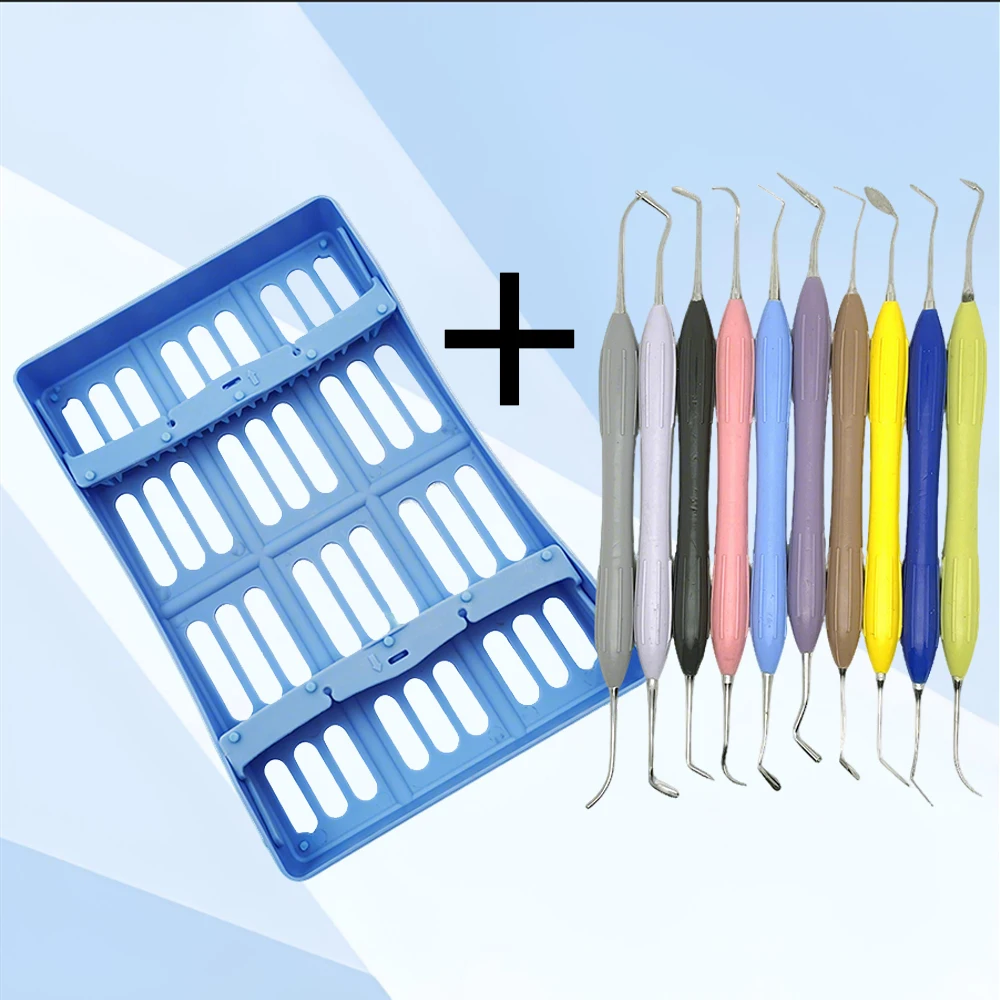 

10Pcs Dental Composite Resin Spatula Set for Mixing and Sculpting Silicone Composite Aesthetic Restoration Tools Kit