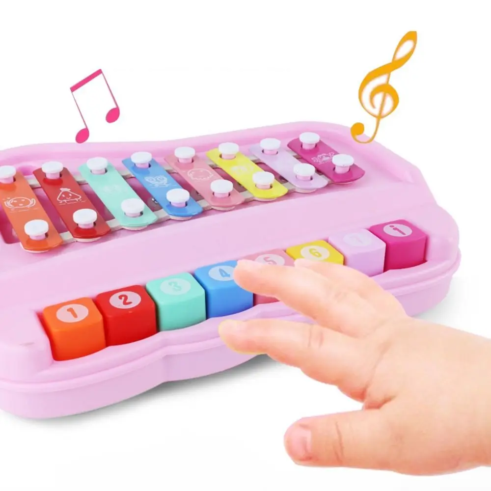 Kunststoffen 8-notitie Xylofoon Piano Speelgoed Muziek Spelen Puzzel Muziekinstrumenten Montessori Speelgoed Vroeg Onderwijs Percussie-instrument