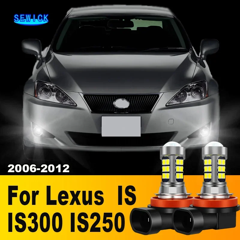 

2Pcs LED Lamp Car Front Fog Light Accessories For Lexus IS IS300 IS250 2006 2007 2008 2009 2010 2011 2012 Fog Light Bulbs