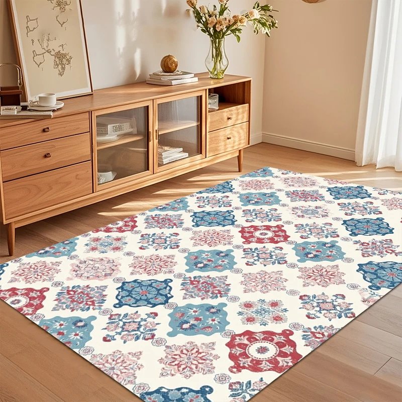 Magic Forest Mushroom Area Rug Fantasy Sunshine Woods Scenery Living Room Carpet Aesthetic Bedroom Floor Mat