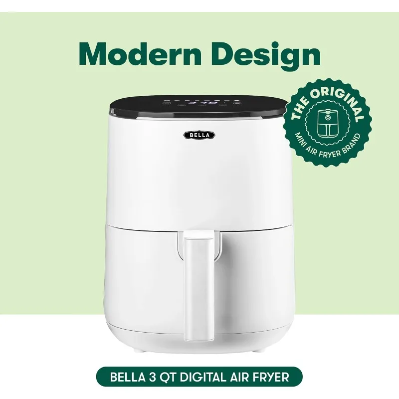 3 Qt Touchscreen Air Fryer Oven and 5-in-1 Multicooker with Removable NonstickDishwasher Safe Crisping Tray and Basket