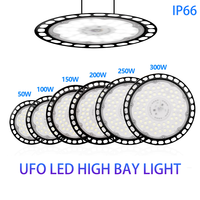 UFO Light High Bay AC220V AC175-265V 50-300W White Light High Brightness IP66 Waterproof Aluminum Suitable For Outdoor Industry