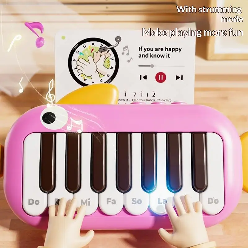 1 مجموعة تعلم الألعاب التعليمية الطفل أدوات الموسيقى مونتيسوري الإلكترونية متعددة الوظائف الموسيقى البيانو لوحة المفاتيح لعبة للأطفال #3