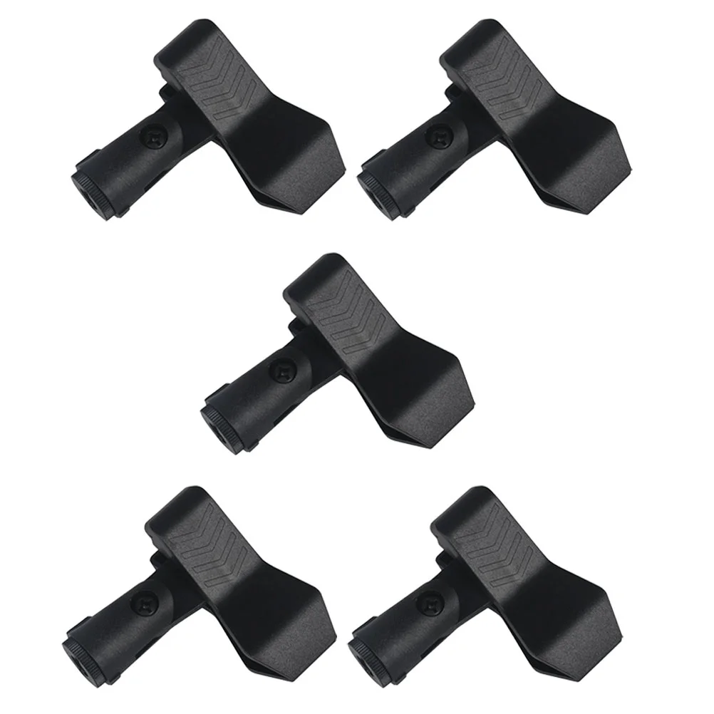 

5 Pcs Microphone Clip Supporter Drum Clips Stand Wireless for Speaking Holders Universal Accessories