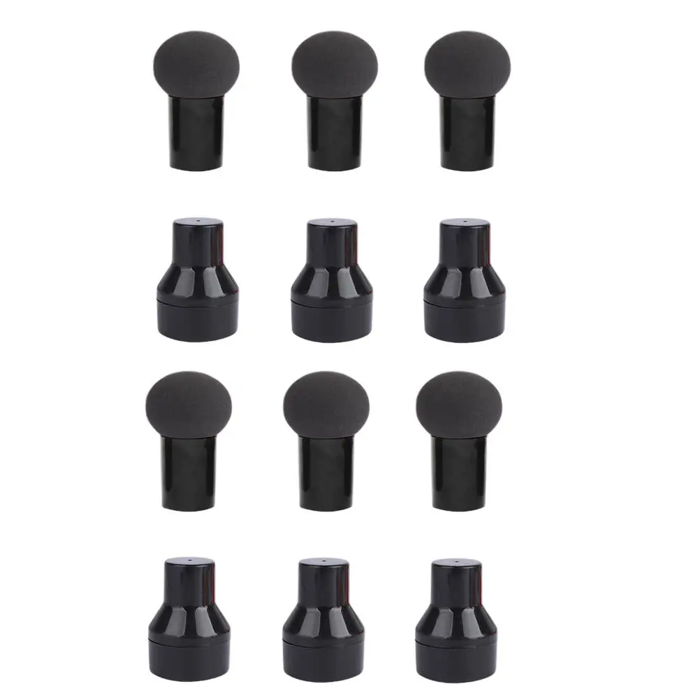 6 個のキノコヘッド美容スポンジ多用途フェイスパフパウダークリーム日焼け止め毎日のメイクアップポータブルデザイン