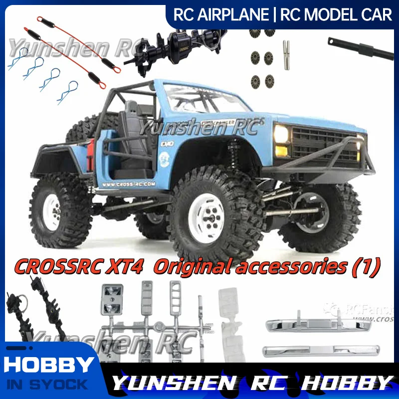 

Оригинальные аксессуары Crossrc Xt4, корпус автомобиля, дверь и мост в сборе, шаровой шарнир шестерни, амортизация и защита от столкновений