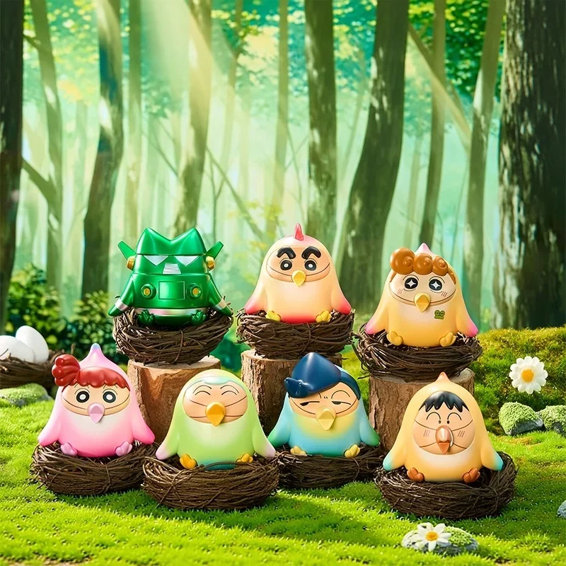 2026 New Ldcx Crayon Shin-Chan Bird Adventure Series Blind Box Mystery Box Figure Ornament Collectible Gift Pvc New Decoration