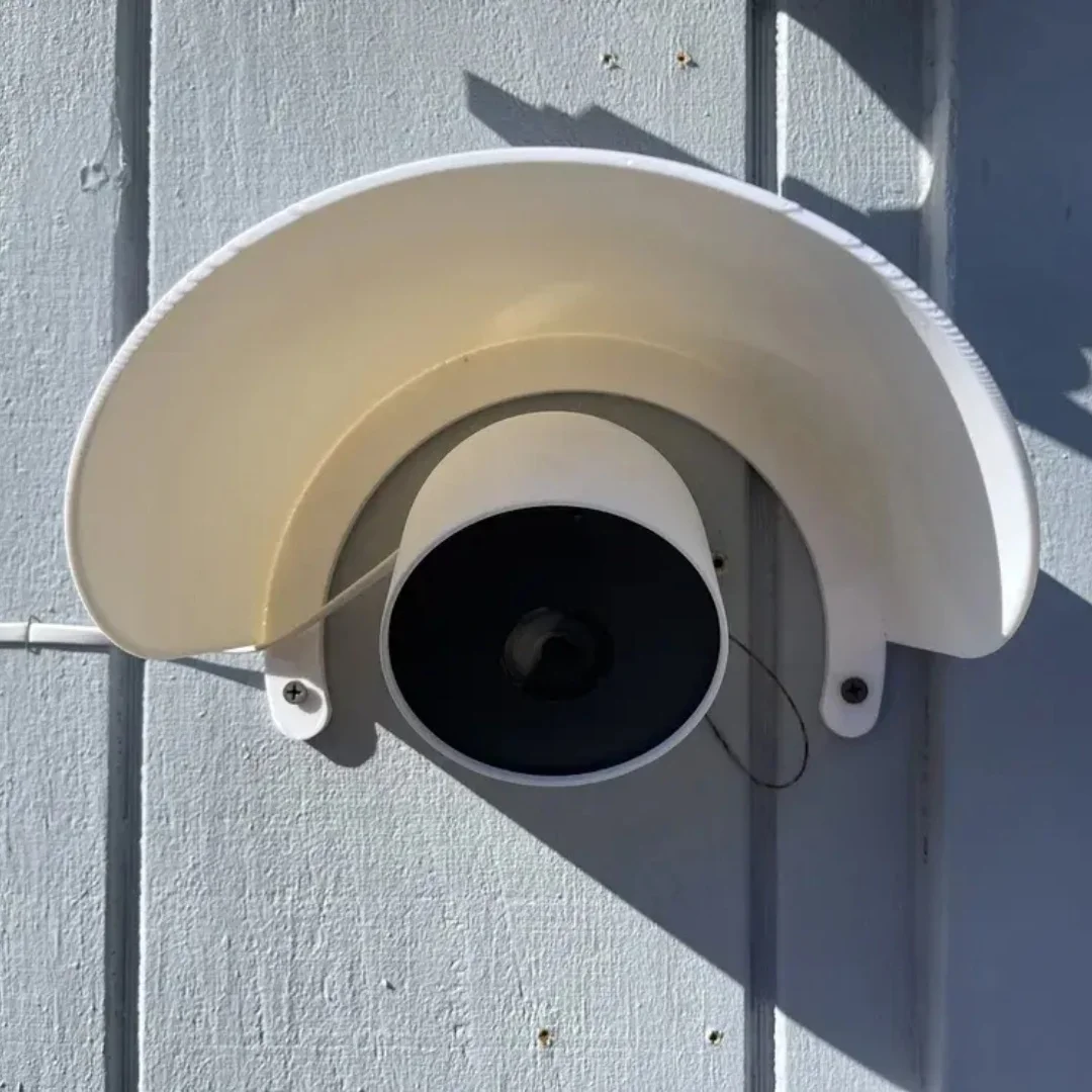 1pc Security Camera Sunshade For Google Security Camera Outdoor Wall Rain Camera Cover Gardening Accessories