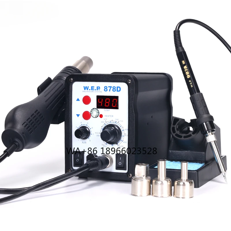 

878D smd hot air 2 in 1 mobile phone repair and rework welding table