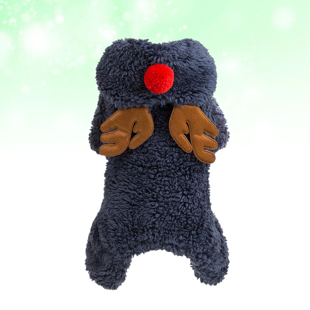 

Christmas Deer Small Dog Clothes Brown 2xl Cotton Warm Coat Pet Winter Clothes Perfect for Outdoor Walking Jogging
