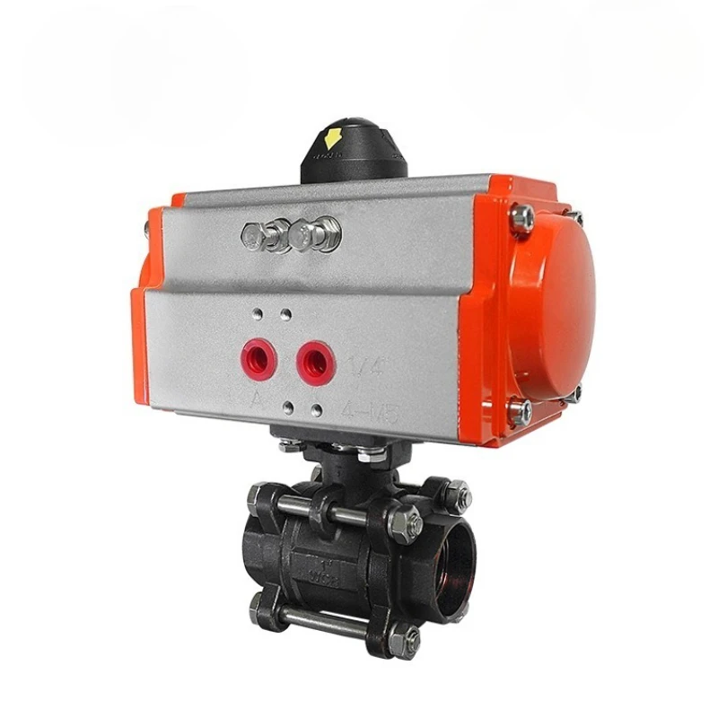 

High temperature carbon steel pneumatic ball valve, three-piece pneumatic ball valve, Covina three-piece pneumatic ball valve