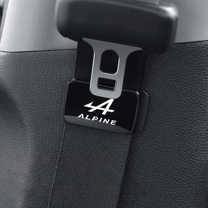 

Magnetic Car Seat Belt Holder Anti-Wear Stabilizer Adhesive Adjustable Fastener Clip Alpine Logo For Kadjar Twingo Megane Scenic