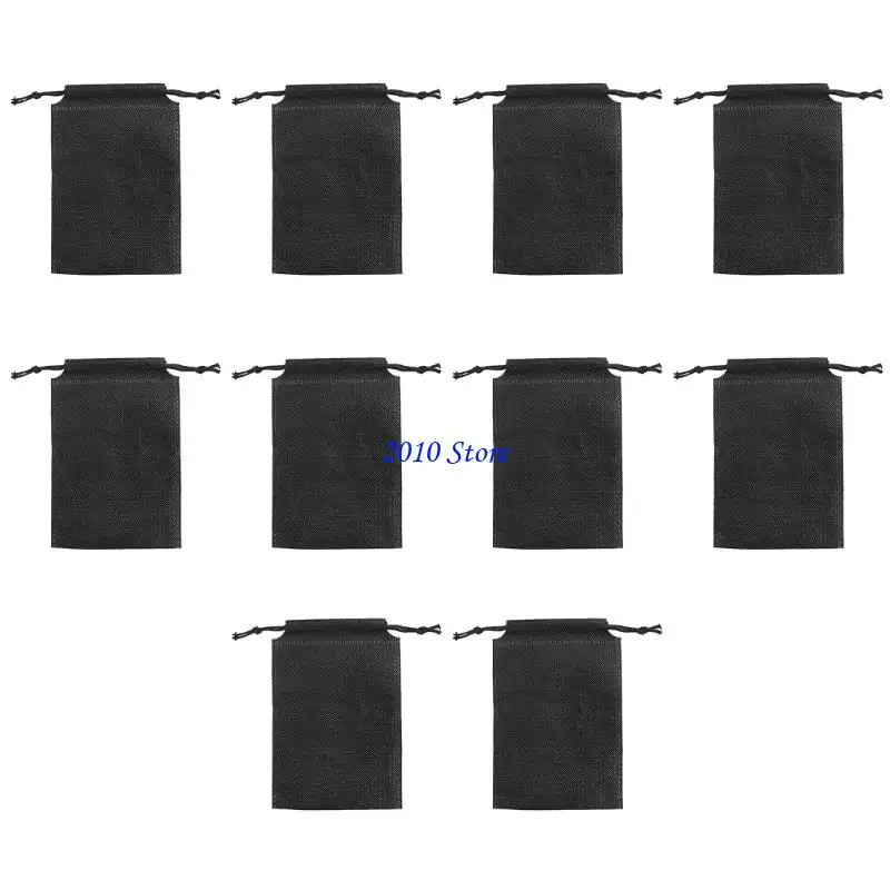 

F3MF 10Pcs Reusable Nonwoven Shoe Storage Bags Dust Resistant Breathable Design For Seasonal Clothing Accessories