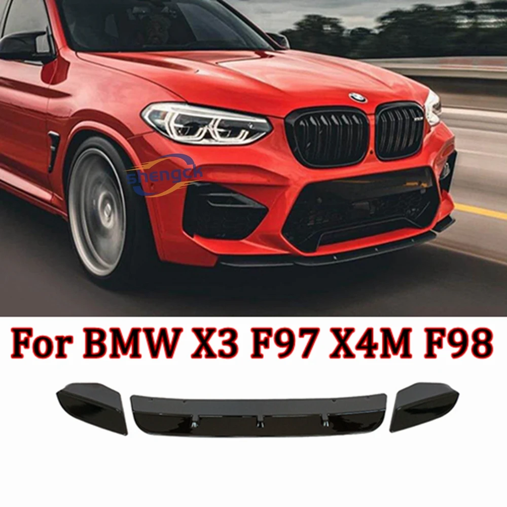 

Сплиттер для переднего бампера BMW X3M X4M F97 F98 Pre Facelift 2019 2020 2021