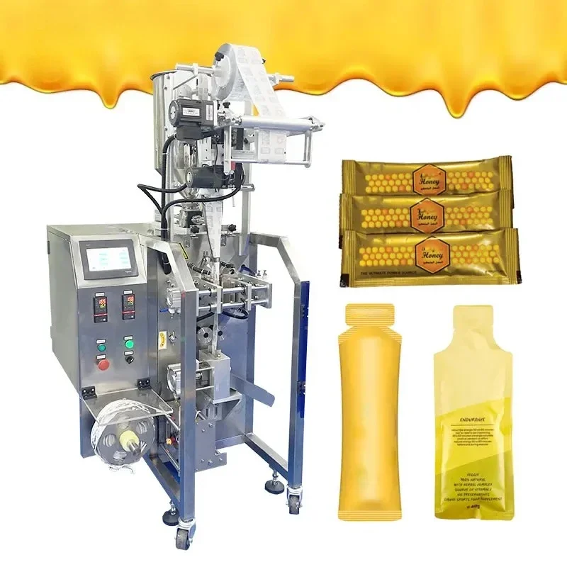 Automatic Honey Liquid Sachet Filling Packaging Machine Shaped Bag Stick Sauce Packing Machine