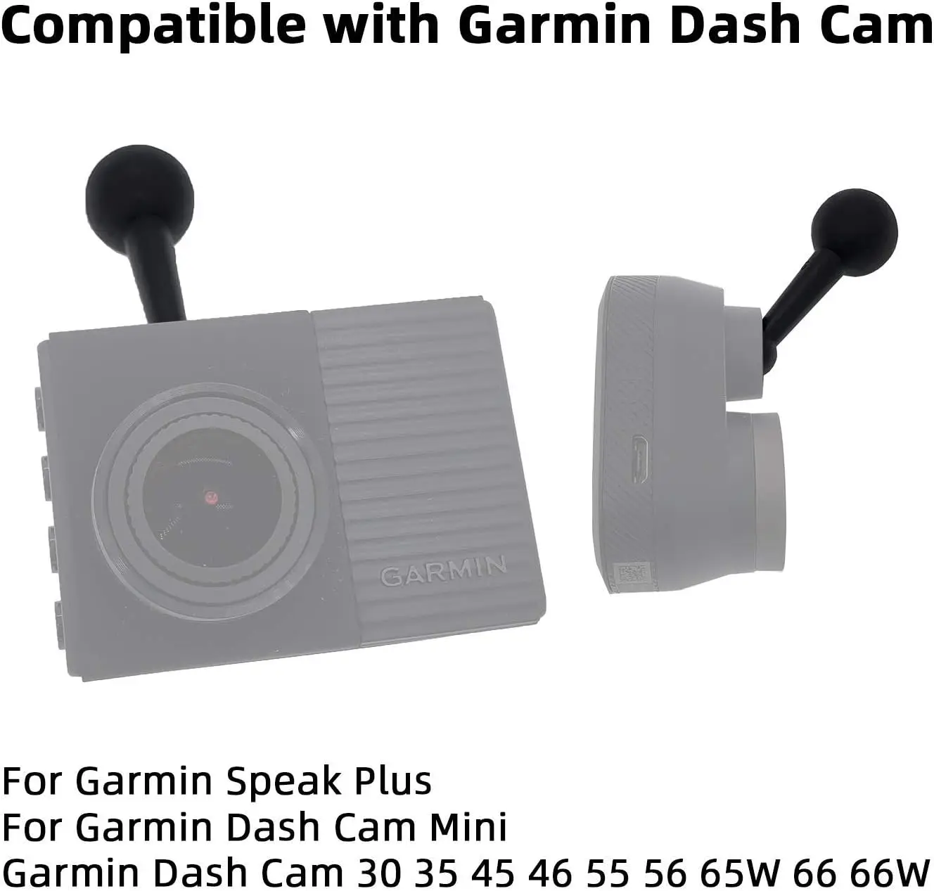 Suction Mount Holder for Garmin Dash Cam Mini 30 35 45 46 55 56 65W 66 66W Nuvi Drive Drivesmart Zumo Driveassist GPS