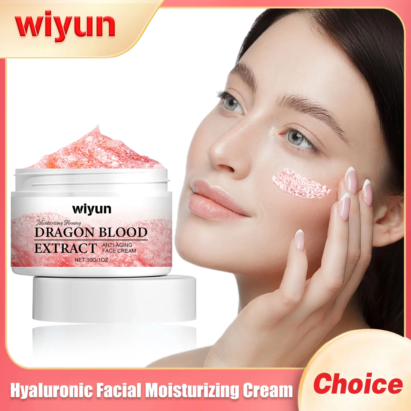 

Hyaluronic Facial Moisturizing Cream Reducing Fine Lines Keep Brightening Provide Nutrition Increase Elasticity Face Care Cream