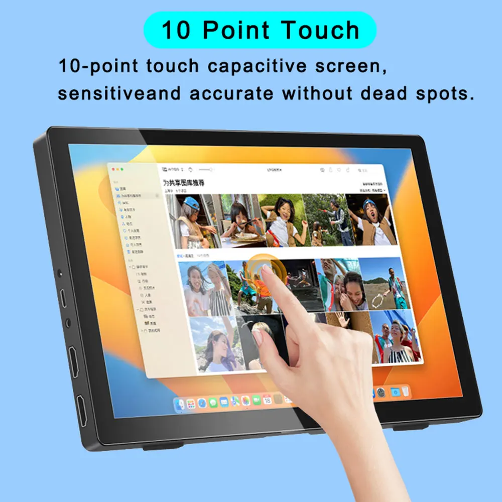 10.1inch Portable monitor 1920*1200 lcd display TFT gaming monitor for pc Raspberry Pi Laptop PS4 Xbox360 switch HDMI-Compatible