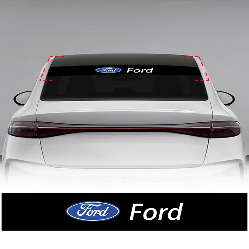 Car Front and Rear Windshields Car Logo Stickers Car Accessories For Ford Mondeo Focus Mk2 Mk3 Mk7 Fiesta Escape Kuga Ecosport