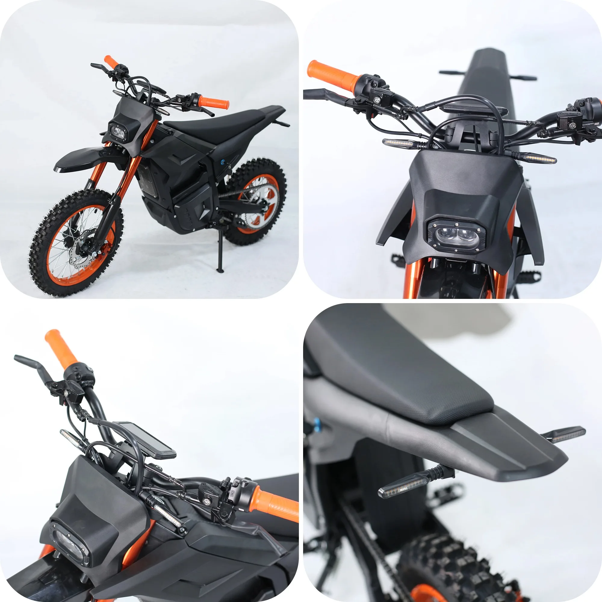 48V 20AH 2200W Electric Off-Road Motorcycle 30 Mph Brushless Motor Hydraulic Disc Brakes Perfect for Outdoor Adventures