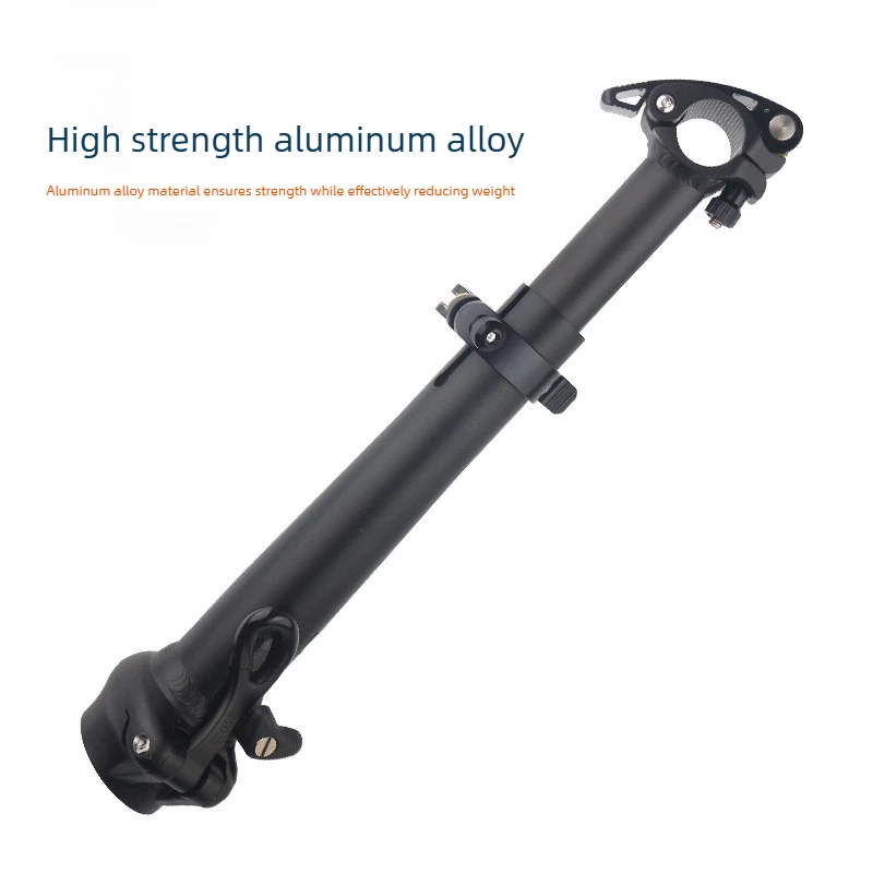 Forged Aluminum Alloy Folding Bicycle Riser, D2D Adjustable Angle Multi‑Function Handlebar Stem Replacement Bike Accessory