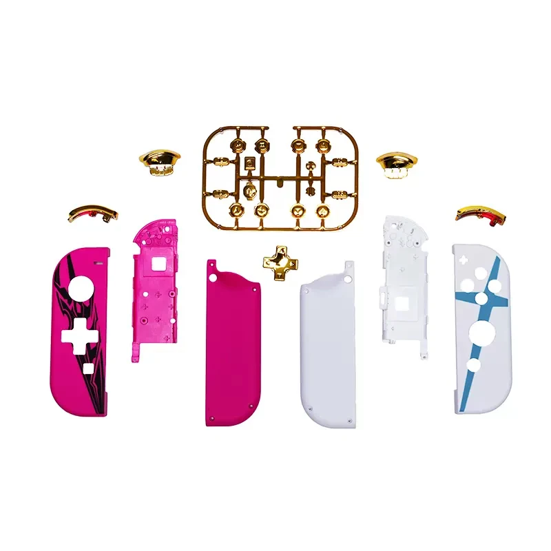 

For Nintendos Switch/OLED JoyCon Controller Shell Cover Replacement Housing handle Shell Case With Button