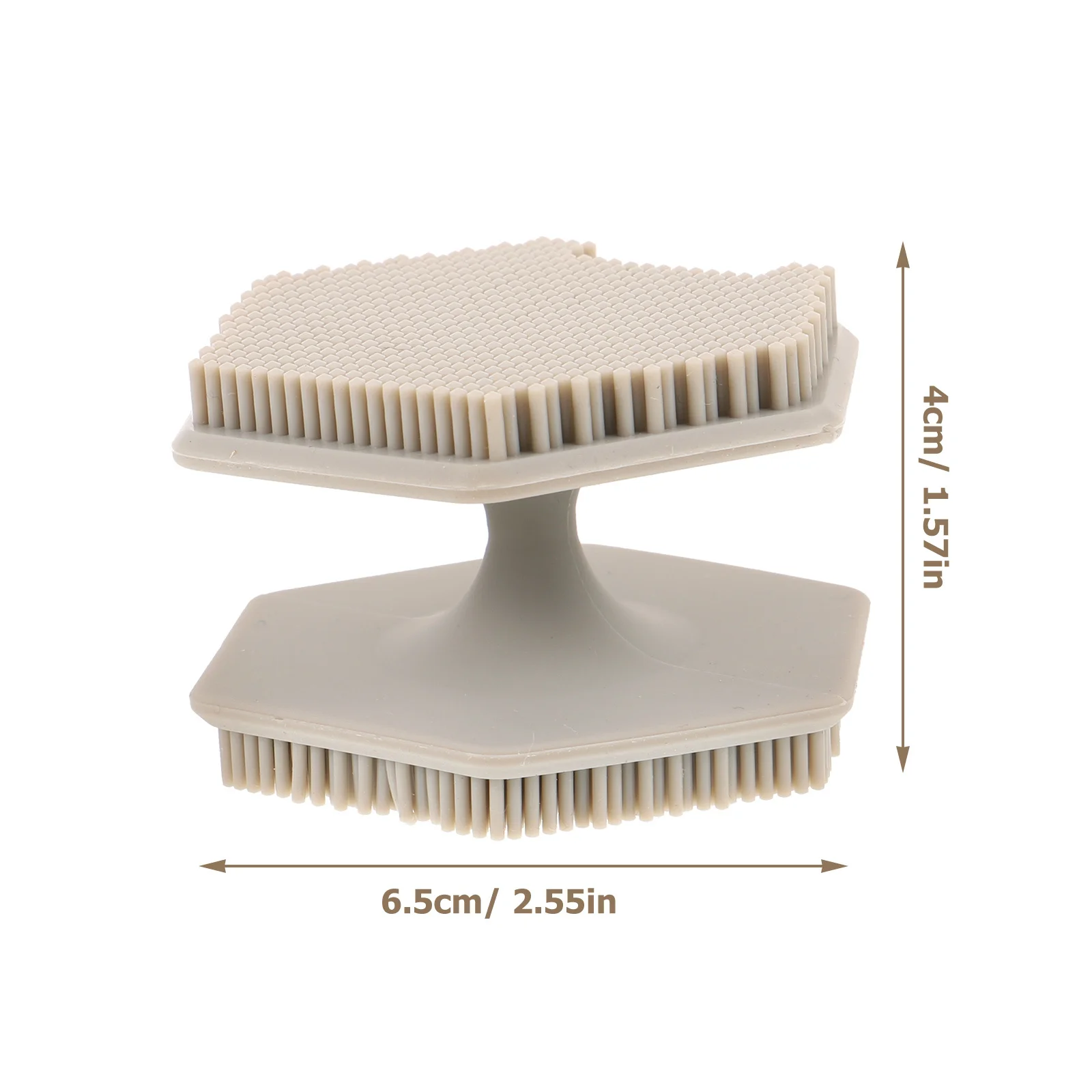 Siliconen Dubbelzijdige Gezichtsborstel Gezichtsreiniging Diepe Porie Peeling Mee-eter Scrubber Gezichtswasborstel Gezichtsscrubber