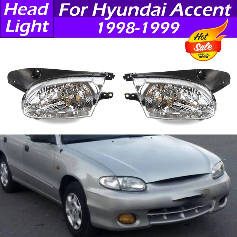 92101-22850 92102-22850 Car Front Headlight DRL Daytime Running Light Headlamp Head Light Fog Lamp For Hyundai Accent 1998 1999