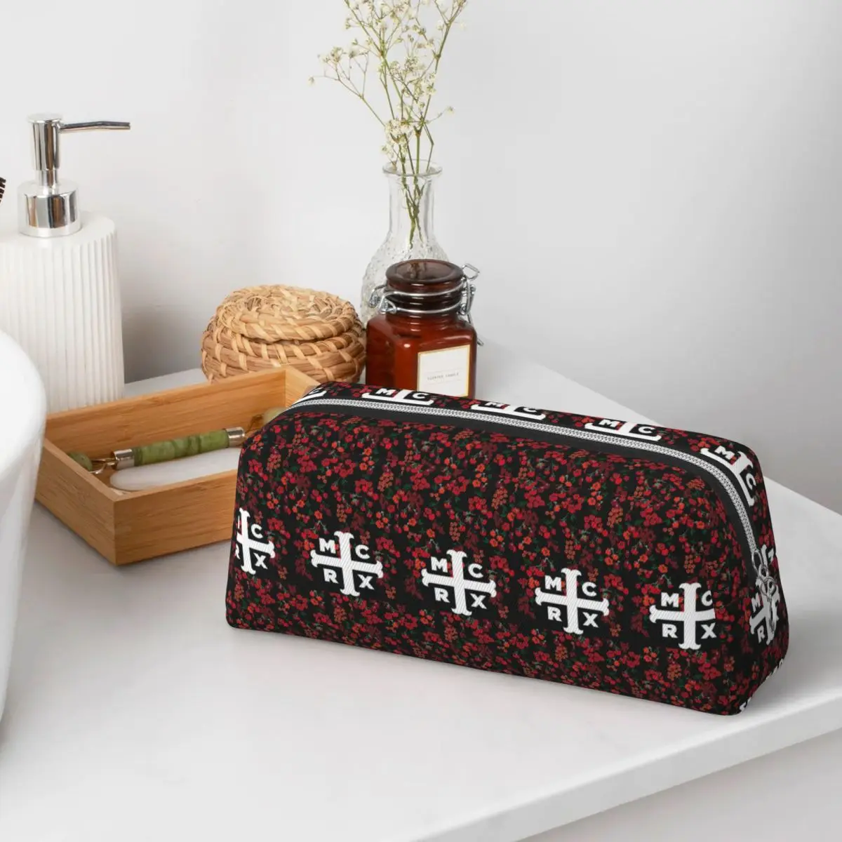 My Chemical Romance Band Pencil Cases for Student Gifts Pen Box Pencil Bag Pencil Pouch Storage Stationery Supplies