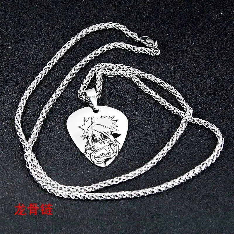 Neue NARUTO Uzumaki Naruto Uchiha Sasuke Uchiha Itachi Halskette, hochwertige, kreative, einfache Schlüsselbeinkette, vielseitige Pulloverkette – Detail 8