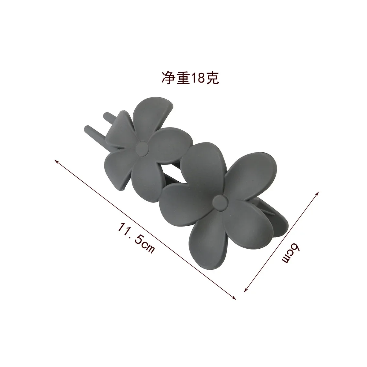 Women Hair Pin Black Korean Hair Clip Butterfly Flower Hair Claw Clip Large Duckbill Grab Clip Girls Hair Clips Hair Accessories