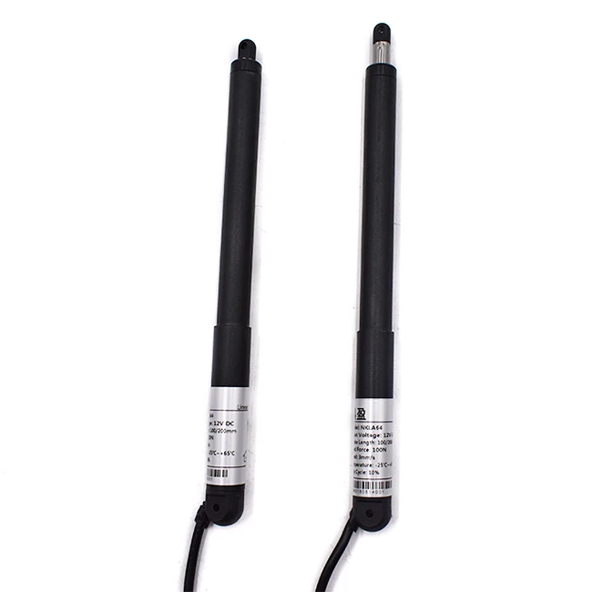 المحرك الخطي IP66 الصغير قاعة الاستشعار أنبوبي المحرك الكهربائي ث/قوس ل 200 مللي متر السكتة الدماغية روبوت المغناطيس الدائم #6