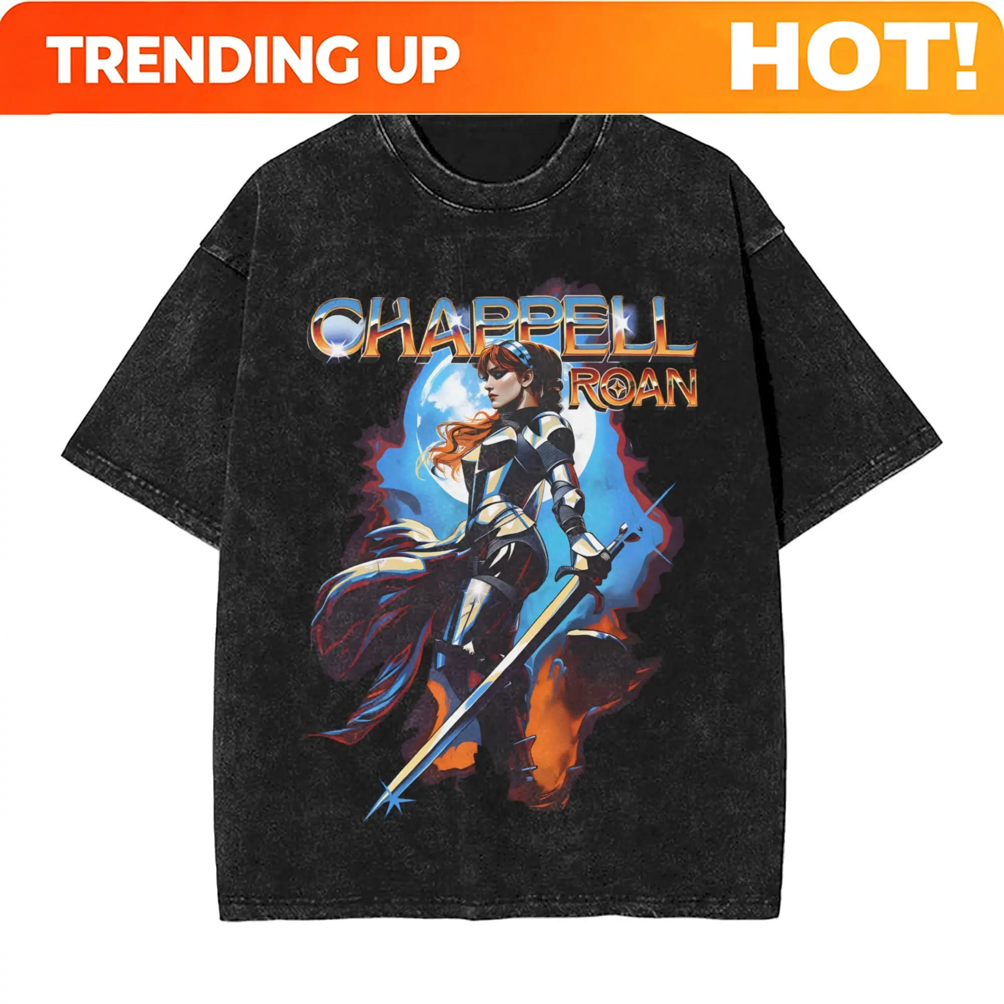 Men T-Shirt Chappell Roan Washed T Shirts Novelty  Summer Tee Shirt Vintage Print Cotton Tops Birthday Present