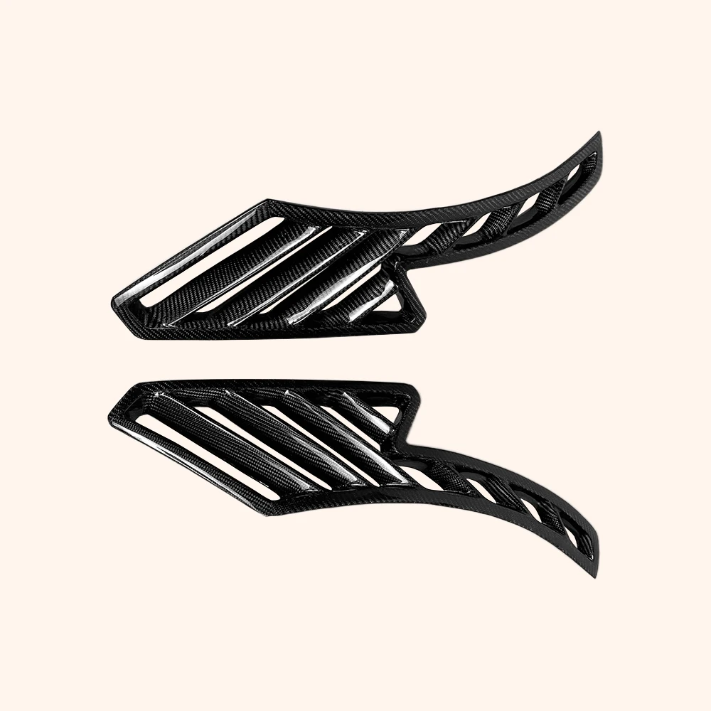 

For BMW E92 E93 Real M3 Vented Dry Carbon Fiber Front Fender Vents Ducts Pair DIY