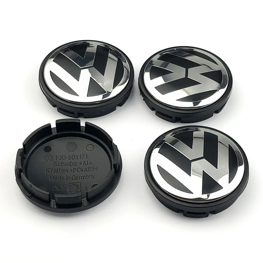 4pcs 55mm 56mm 65mm 70mm Car Wheel Center Hub Caps Cover for VW Volkswagen Golf Polo Passat Touran CC B5 B6 B7 Jetta accessories view 2