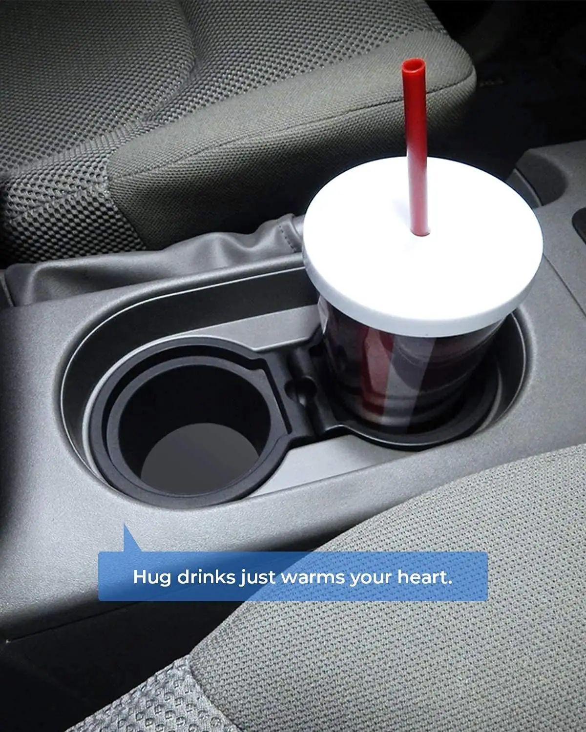 Cup Holder Insert 2 Pack Replacement For Nissan Frontier 2005-2019 Pathfinder Console Cup Holder Insert 2005-12 Xterra 2005-2015