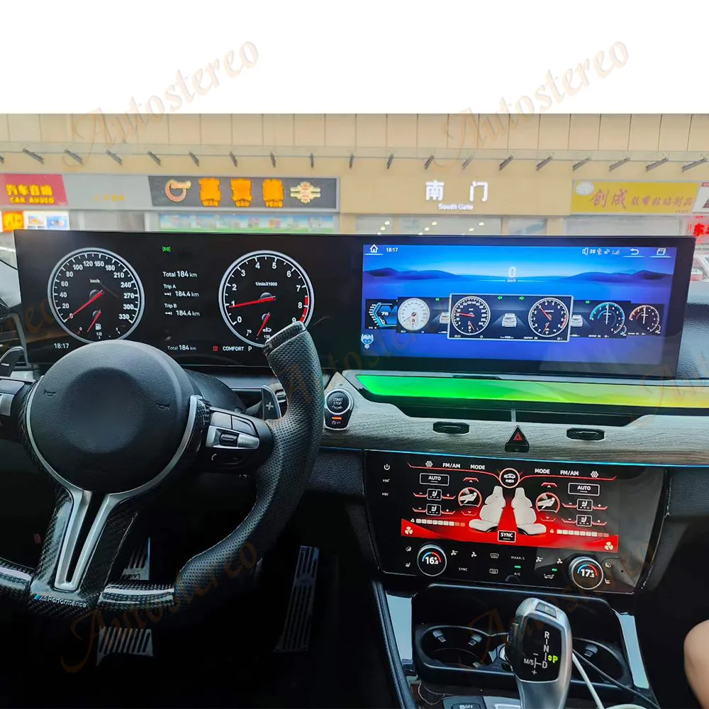 For BMW 5 Series M5 F10 F11 F18 2010-2017 Dual 15.8 Inch Android 14 Car Radio Qualcomm GPS Navi Wireless Carplay Head Unit