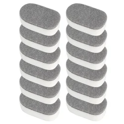 12pcs Household Sponge Scouring Pad Home Kitchen Dishwashing Sponge Cleaning Pad Sponge Cleaning Tool for Daily Use (Grey and