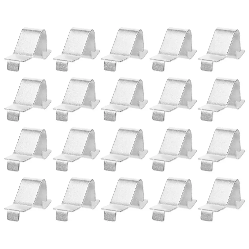20Pcs Cabinet Shelf Support Clips Metal Heavy Duty Shelf Clips for Cabinets Bookcases File Cabinet Shelving Peags