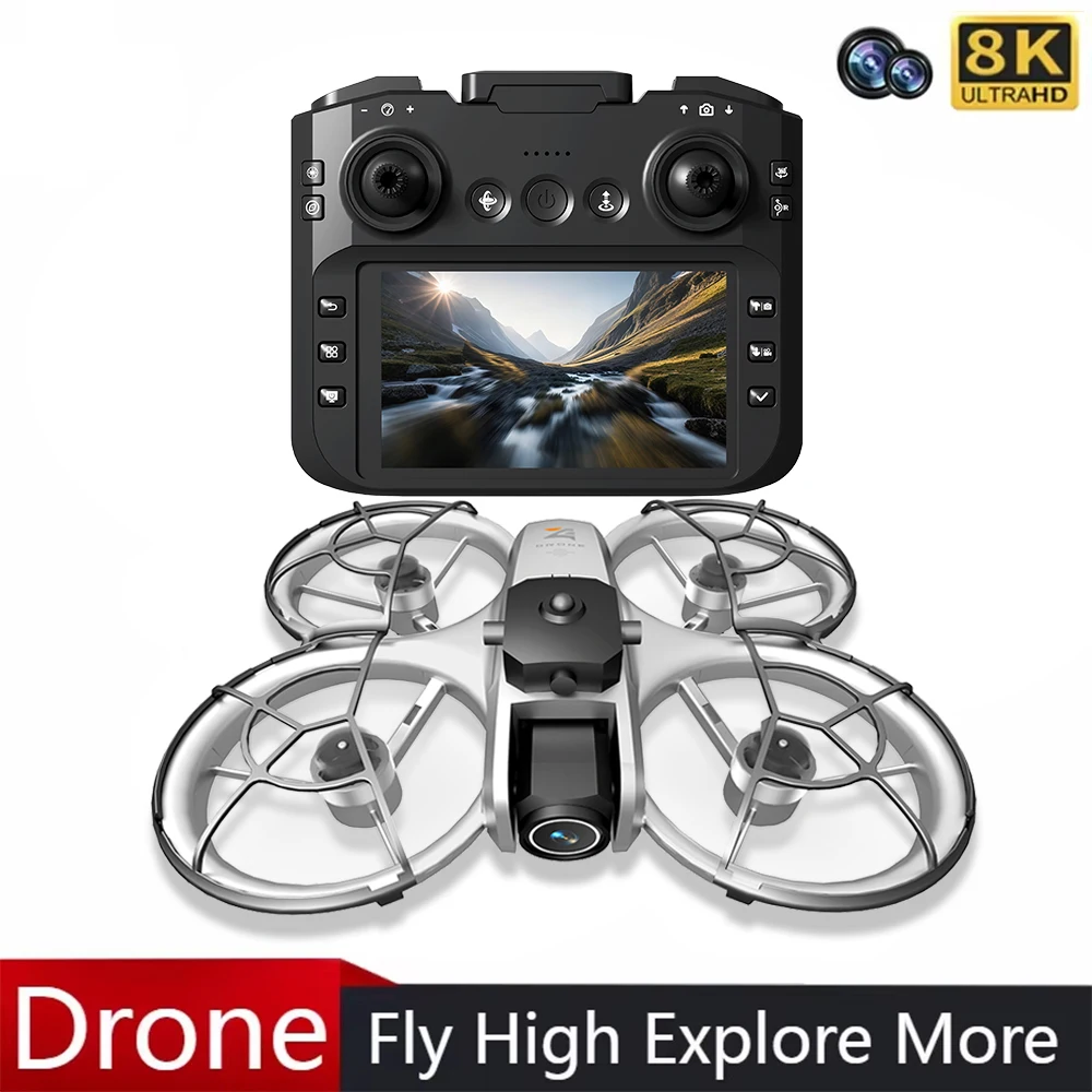 

New Z4 Drone 4K HD Professional Screen Remote Control Aerial Photography Obstacle Avoidance Aircraft Dual Camera Quadcopter Toy