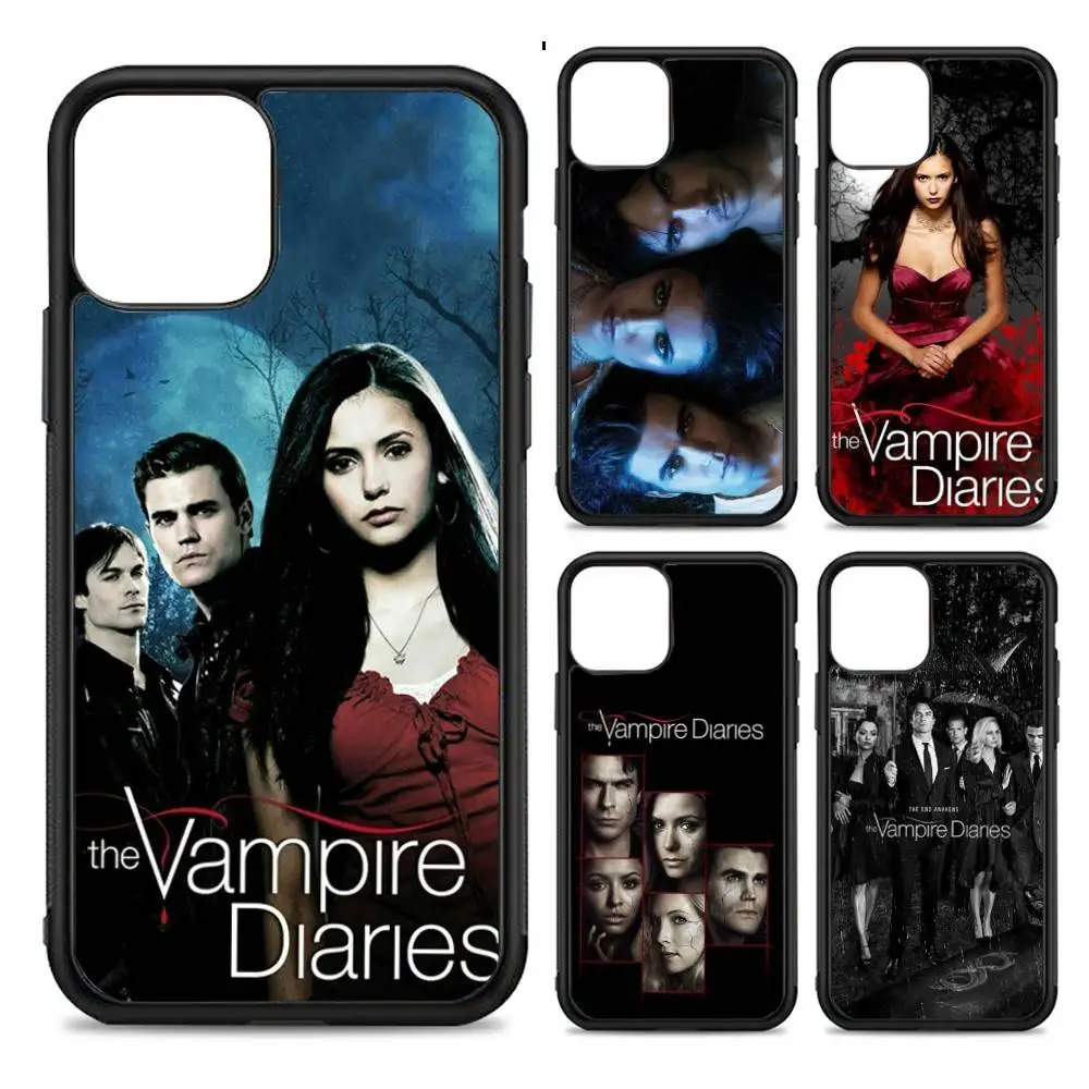 The Vampire Diaries TV For IPhone 17 16 15 14 13 Pro 12 11 Pro Max Hard PC+TPU Phone Cases Back Cover