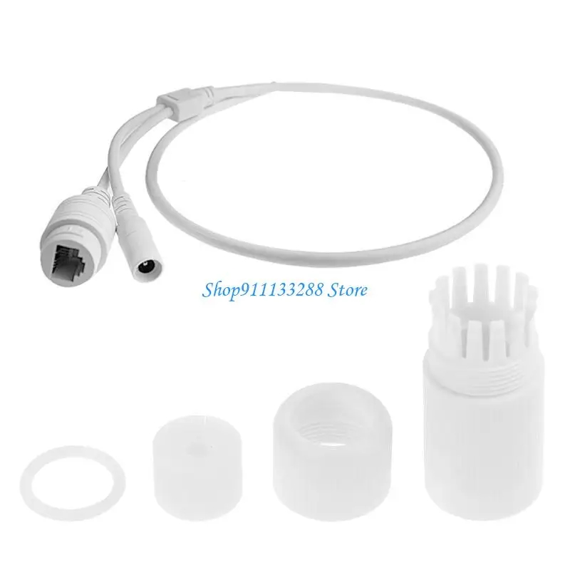 G88D 17.5mm Terminal Connector IP Camera Pigtail Cable Protector Fit for RJ45 Modular