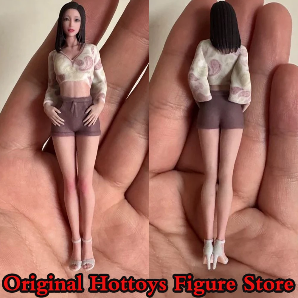 

In Stock 1/18 Scale Female Soldier Printed Top Long Legged Beauty Mini Sculpture Full Set About 9cm Action Figure Model Gifts