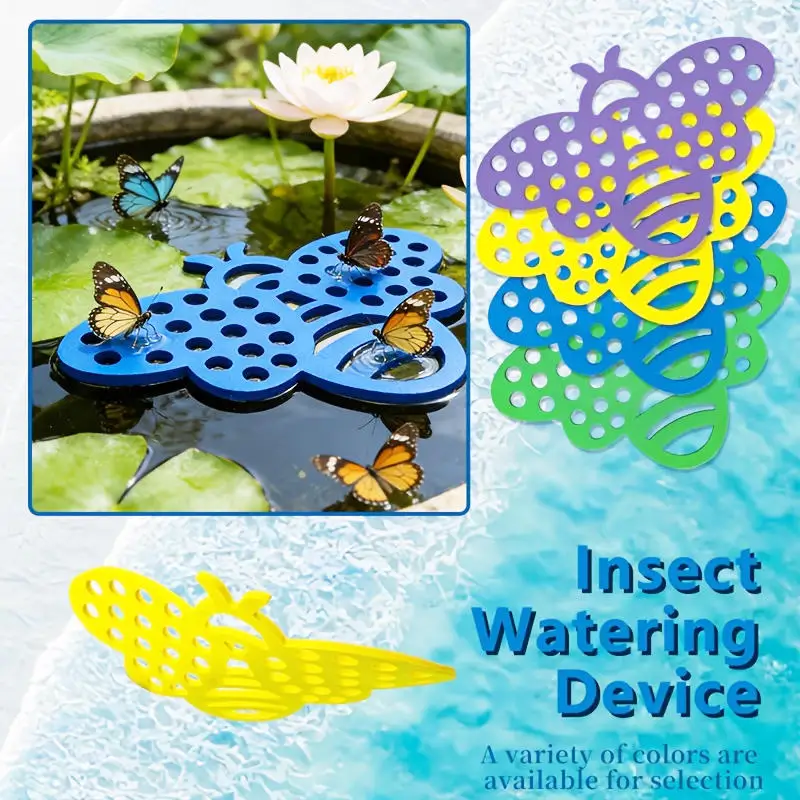 

Floating Bee Water Station 1 Pc EVA Foam Insect Drinking Platform for Garden Bees Butterflies Safe Rest Spot